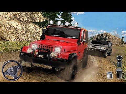 Offroad Mountain Jeep Drive Challenge #1 - 4x4 SUV Driving