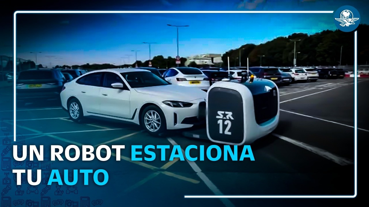 Robots estacionan tu auto en el aeropuerto de Londres Gatwick