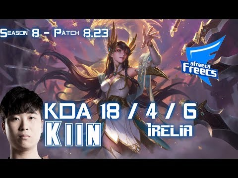 AFs Kiin IRELIA vs AATROX Mid - Patch 8.23 KR Ranked