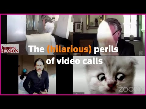 ネット会議を危険にさらすペットとパンツ (Pets and pants putting online meetings in peril)