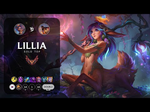 Lillia Top vs K'Sante - KR Grandmaster Patch 12.22