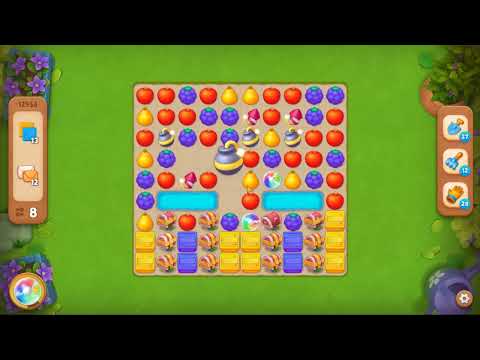 Gardenscapes level 12456 Gameplay #Bubunka
