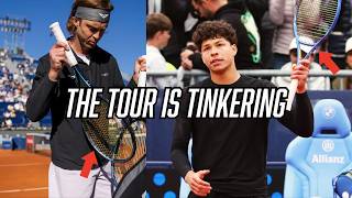 Pro player gear: new racquets, strings and tensions