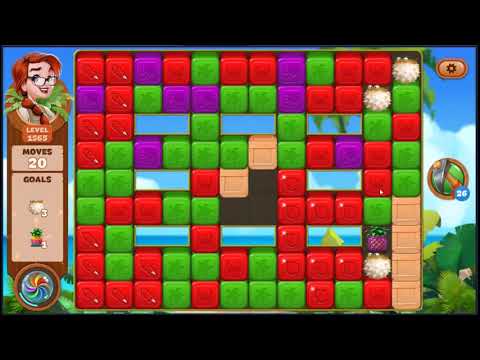 Lost Island Blast Adventure Level 1565 - NO BOOSTERS 🏝️ | SKILLGAMING ✔️