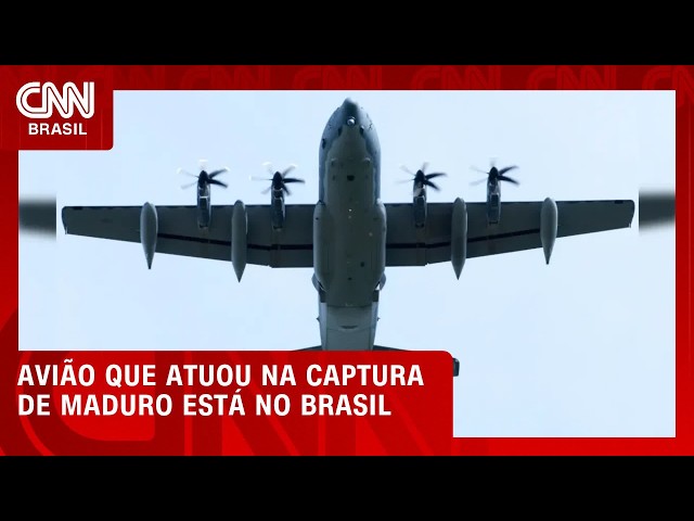 Avião que prendeu Maduro pousa na Base Aérea de Campo Grande para exercício | LIVE CNN