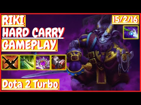 Riki 15/2/16 [HARD CARRY] [Gameplay DOTA 2 Turbo] 7.31