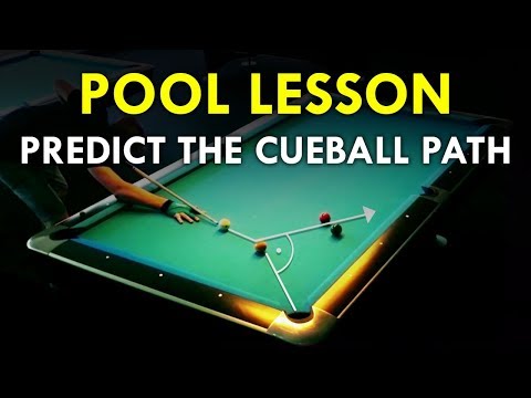 Pool Lesson | Calculate The Cue Ball Path Using The Tangent Line Video