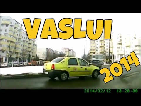 Orasul VASLUI febr. 2014 traseu Zimbrului - Traian - Donici - Primarie - Bazar - ICIL - Crucea Garii