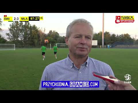 tv.nsk.pl [tr. Piotr Rzepka] MKS Świt Nowy Dwór Maz. - MKS Mławianka Mława 2:3 (0:1) 2022-09-03 g.17