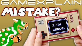 Nintendo Apologizes for a Mistake in the Game & Watch: Super Mario Bros. System