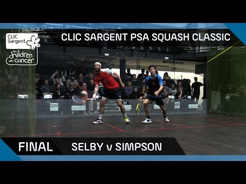 Squash: CLIC Sargent PSA Squash Classic: Final Highlights - Selby v Simpson