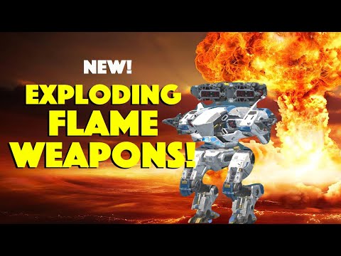 War Robots - New Flame Weapons! Scald, Scorcher & Incinerator!