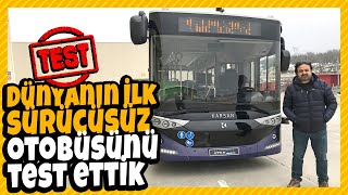%100 Türk Mühendislerinin Geliştirdiği Dünyanın İlk Seri Üretim Sürücüsüz Otobüs