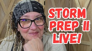 Live Storm Prep Chat & Further Sound Checks
