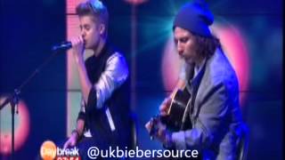 Justin Bieber performance of As Long As You Love Me on Daybreak 20/09/12