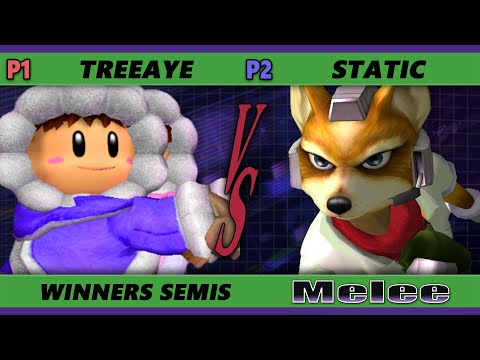 S@X 443 Winners Semis - Treeaye (Ice Climbers) Vs. Static (Fox) Smash Melee - SSBM