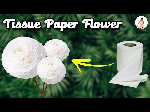 DIY Toilet paper rolls craft idea | how to make flowers using tissue paper rolls Video