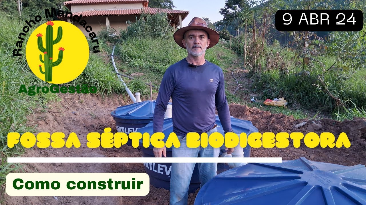 Fossa Séptica Biodigestora  - Como construir uma