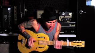 "Death Letter Blues" (Son House) - National Resophonic Triolian Polychrome