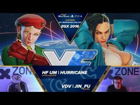 SFV: HF UM Hurricane vs VDV Jin_Fu - EGX 2016 Day 1 Pools - CPT 2016