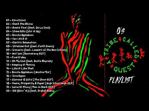 A TRIBE CALLED QUEST playlist (by O): HITS AND DEEP CUTS #HIPHOPMIX #atribecalledquest #MIXTAPE