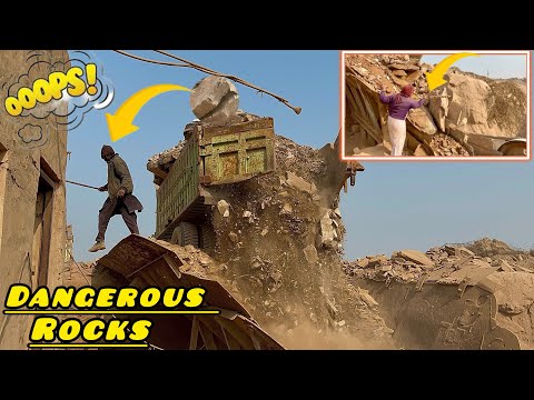 🔥“HEAVY BOULDERS CRUSHING Moments Caught on Camera!(MOST INTENSE DRAMA EVER).!