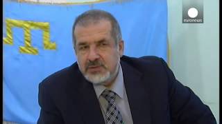 preview picture of video 'Crimean Tatars consider referendum on Russian annexation Euronews 26/03/2014 26 March 2014'