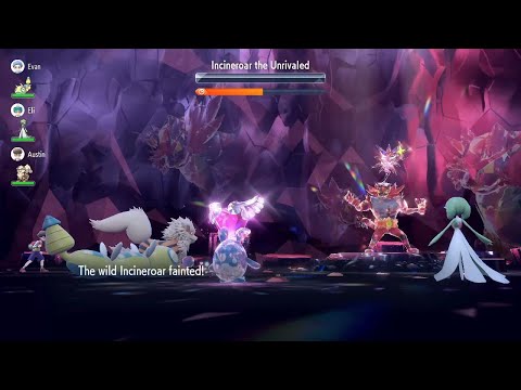 Pokemon Violet - Solo Azumarill defeats 7-star Incineroar raid