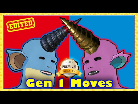 Pokemon Gen 1 Moves Tier List THE PREMIUM EDIT: Horn Drills That Will Pierce The Heavens