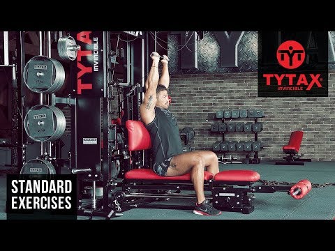 TYTAX® T1-X | Seated Cable Overhead Triceps Extension