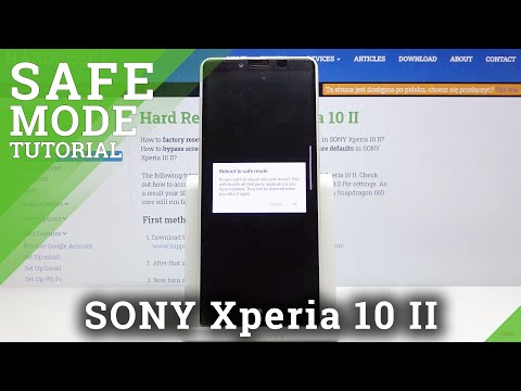 How to Enter Safe Mode in SONY Xperia 10 II – Enable Safe Mode
