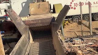 The Beast at Work: When Wood Meets the Shredder