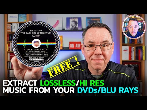 How To Rip Lossless/Hi Res Music from a Blu Ray or DVD - Free!