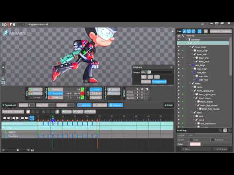 Spine - Run animation tutorial