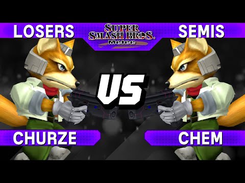 Smash Melee - Churze (Fox) vs Chem (Fox) - S@LT 211 Losers Semis