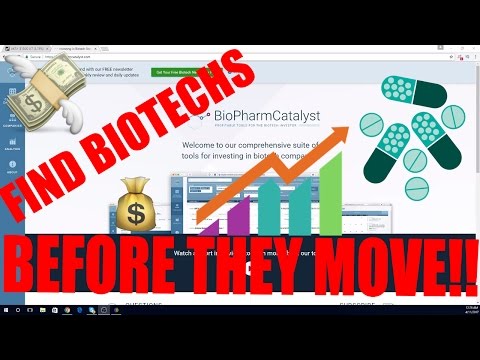 HOW TO Day Trade BIOTECH STOCKS & Find Out When Pharmaceutical stocks have FDA APPROVALS Video