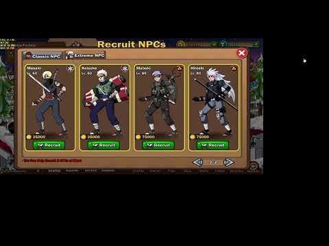 Classic Ninja 2026 ( ninja saga ) - Chunin exam final boss kojima + lvl20 eudemon garden