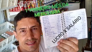 QUANTO VENDI NO PRIMEIRO MÊS DE MERCEARIA MERCADINHO  ?