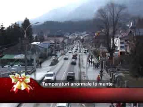 Temperaturi anormale la munte