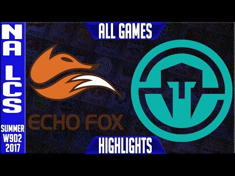 Immortals vs Echo Fox Highlights ALL GAMES Week 9 Day 2 NA LCS Summer 2017 IMT vs FOX