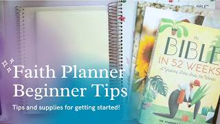Plan With Me 💕 | Starting Your Faith Planning Journey for Beginners