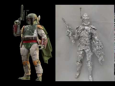 Boba Fett - Aluminum Foil Sculpture
