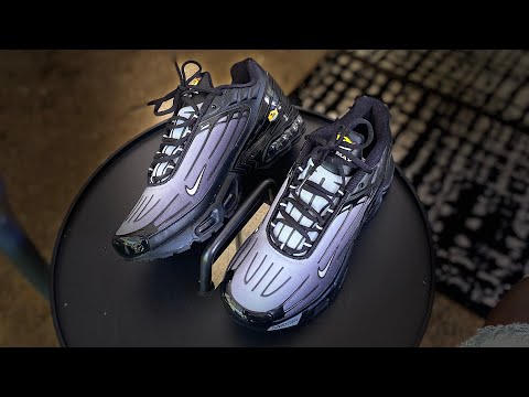 Nike Air Max Plus 3 - Unboxing & On Feet (Black, Wolf Grey)