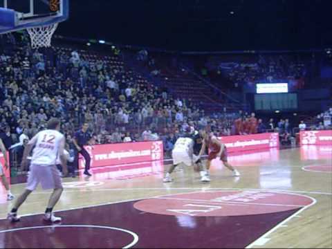 AJ Milano vs Cska Mosca 80-79 Ultima azione Cska con Siskauskas che perde palla a 1.9 secondi