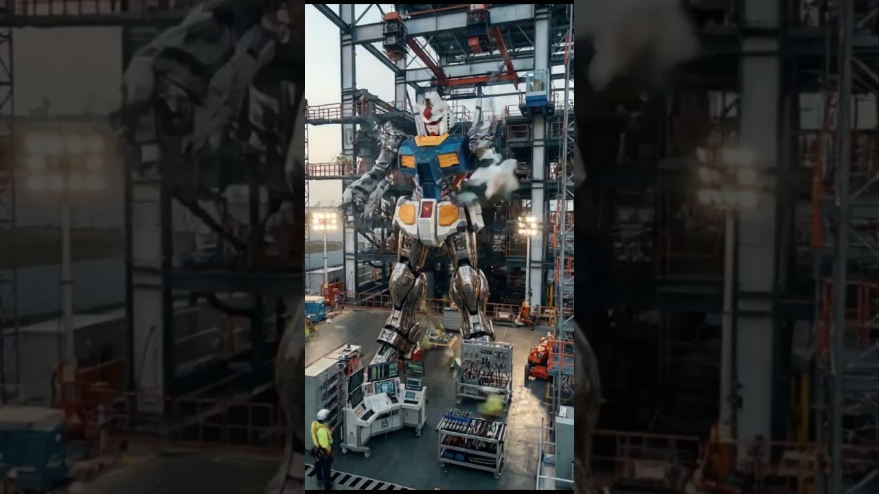 “60 Seconds to Build a Giant Gundam”