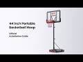IGL 44 Inch Portable Basketball Hoop Installation