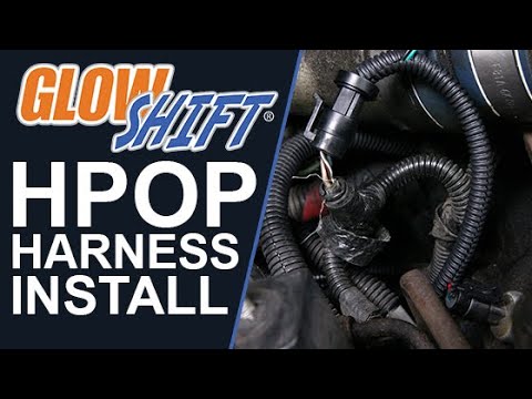Installation | GlowShift High Pressure Oil Pressure HPOP Gauge Wiring Harness for Ford Powerstroke