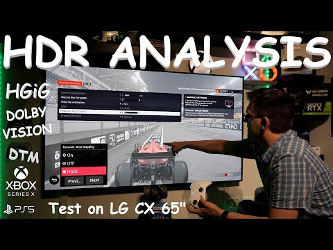 F1 2021 Formula One - HDR Settings - PS5 / Xbox - HGiG / Dolby Vision / DTM