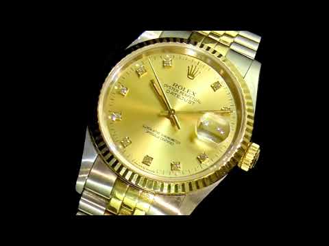 Men's 18k Yellow Gold/Stainless Steel Rolex Datejust Automatic Wristwatch