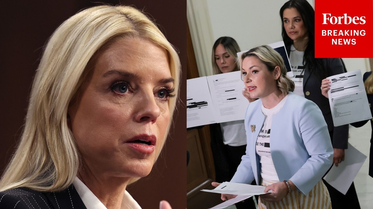 BREAKING: Epstein Survivors Excoriate Pam Bondi For DOJ's Handling Of Epstein Files Amid House Probe